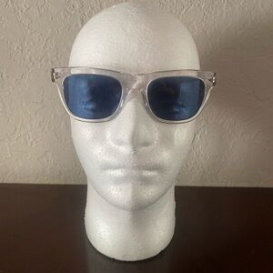Vogue VO5465S Sunglasses Men Transparent / Dark Blue Square 51mm New
